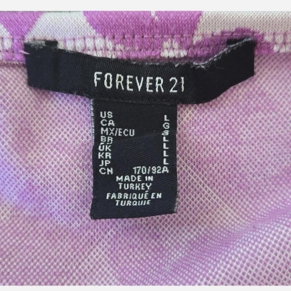 Purple Forever 21 Floral Dress - Picture 5 of 5